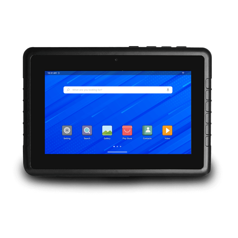 v7s Our rugged driver tablets are widely used In Truck, Bus/Coach, Taxi, School Bus, Police car, Mining/Construction/Agriculture Vehicles etc.