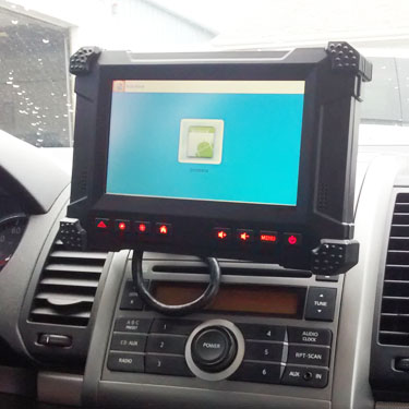 Mobile Data Terminal MDT:Android 7 inch Vehicle Mount Computer Intelligent Public Transportation Tablet