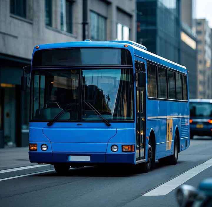 Waysion tablets streamline Public Transportation: Unified subsystem control + seamless fleet communication.