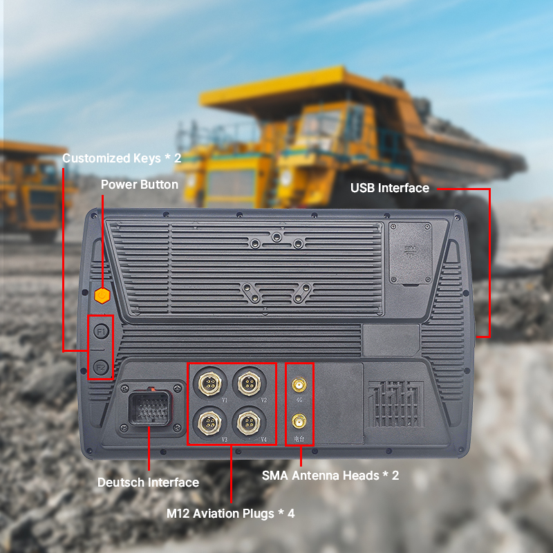 SYVR10R rugged linux tablet in outdoor use
