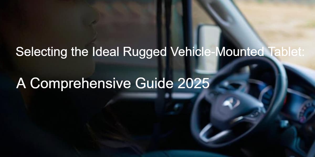 Selecting the Ideal Rugged Vehicle-Mounted Tablet: A Comprehensive Guide 2025
