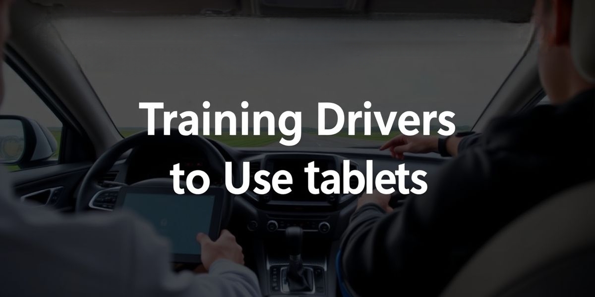 Training Drivers to Use Tablets: Why It’s Essential and Best Practices to Get It Right