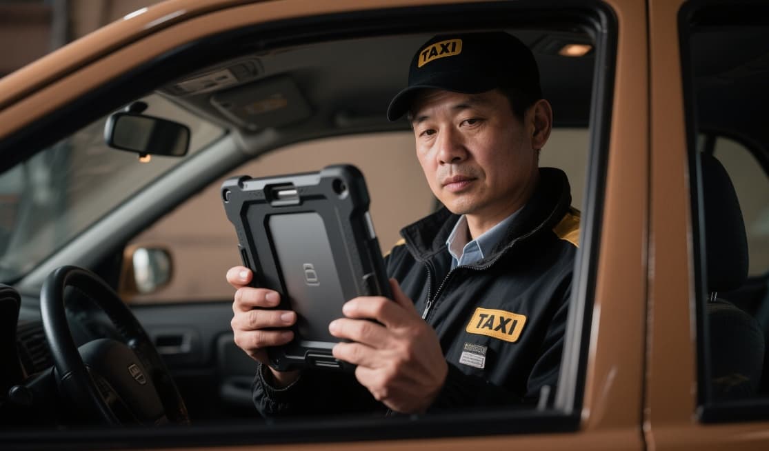 2025-タクシー用頑丈タブレット