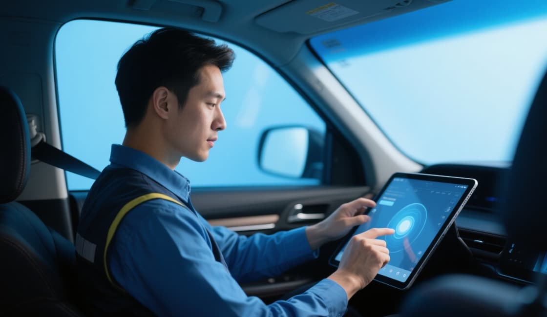 車両管理用頑丈タブレット