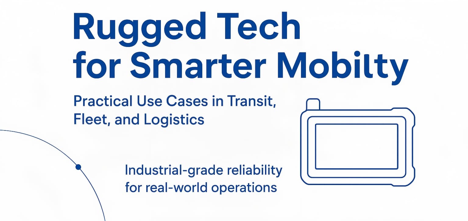 How Rugged Tablets Empower Mobility Systems in Transit, Fleet, and Warehouse Operations